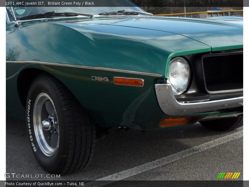 Brillant Green Poly / Black 1971 AMC Javelin SST