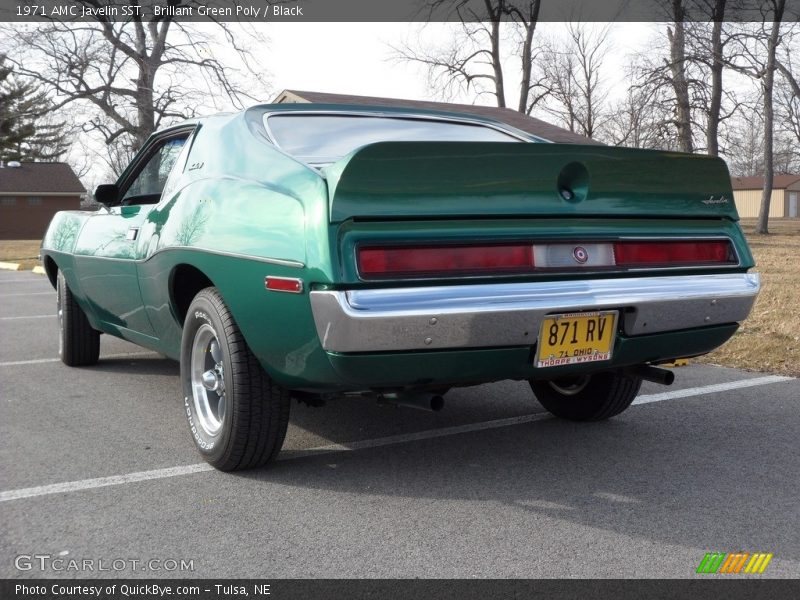 Brillant Green Poly / Black 1971 AMC Javelin SST