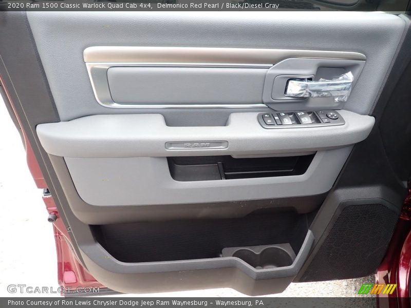 Delmonico Red Pearl / Black/Diesel Gray 2020 Ram 1500 Classic Warlock Quad Cab 4x4