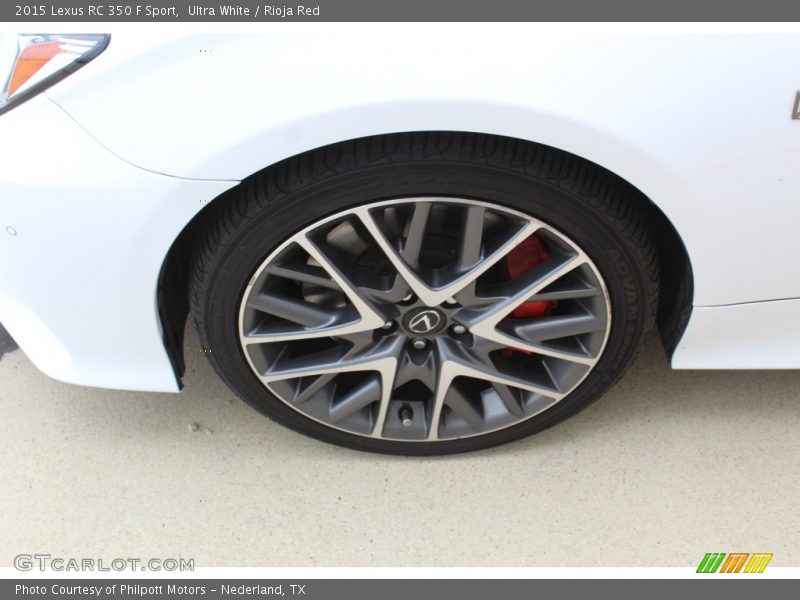 Ultra White / Rioja Red 2015 Lexus RC 350 F Sport