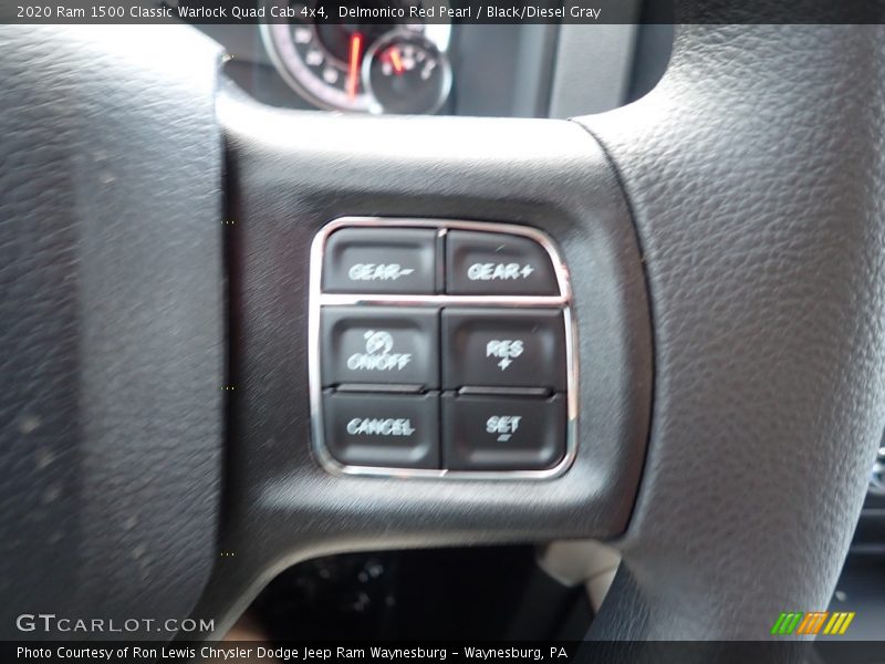 Delmonico Red Pearl / Black/Diesel Gray 2020 Ram 1500 Classic Warlock Quad Cab 4x4