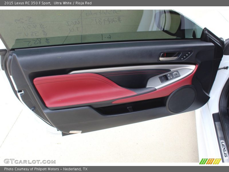 Ultra White / Rioja Red 2015 Lexus RC 350 F Sport