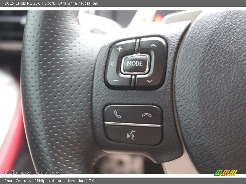 Ultra White / Rioja Red 2015 Lexus RC 350 F Sport