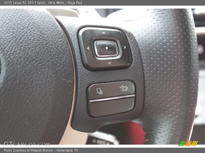 Ultra White / Rioja Red 2015 Lexus RC 350 F Sport