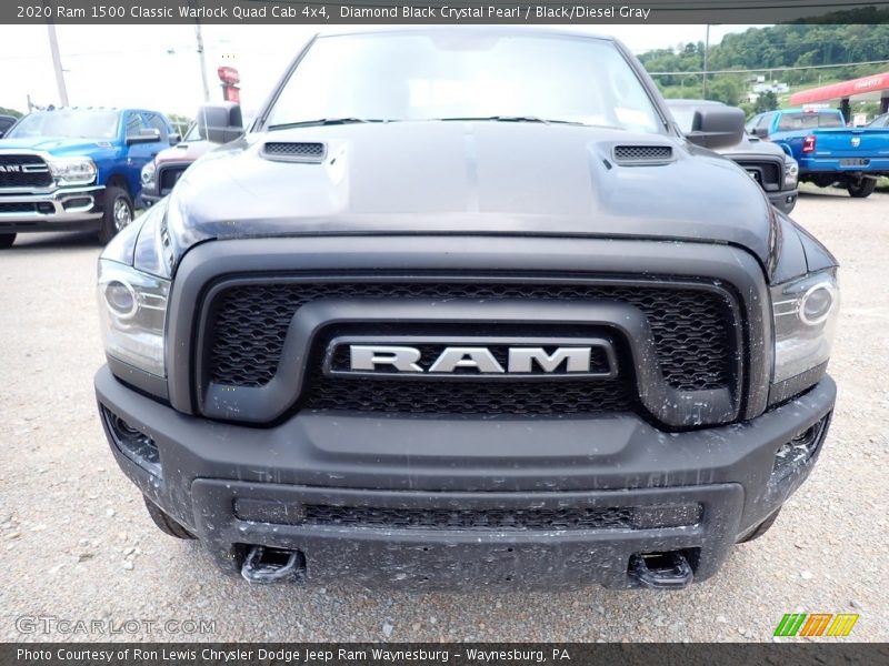 Diamond Black Crystal Pearl / Black/Diesel Gray 2020 Ram 1500 Classic Warlock Quad Cab 4x4