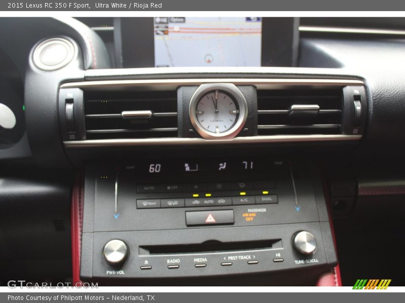 Ultra White / Rioja Red 2015 Lexus RC 350 F Sport
