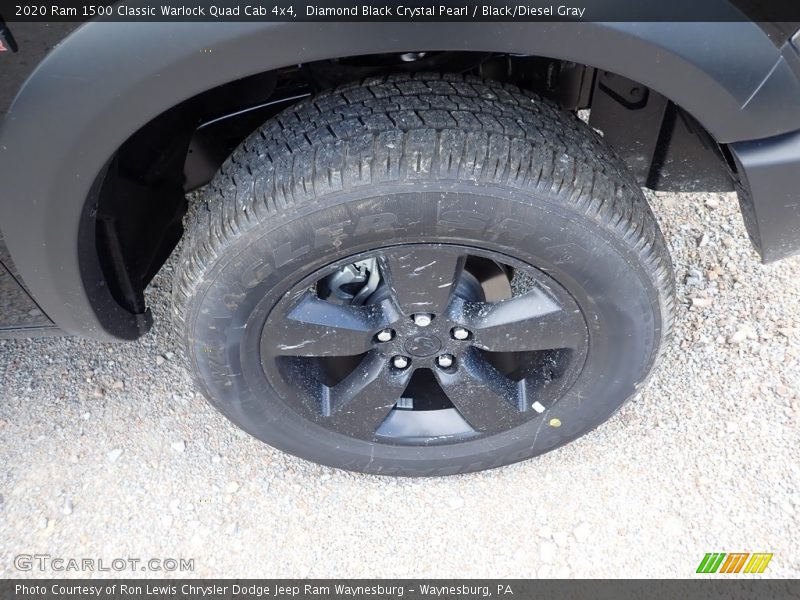 Diamond Black Crystal Pearl / Black/Diesel Gray 2020 Ram 1500 Classic Warlock Quad Cab 4x4
