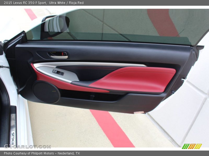 Ultra White / Rioja Red 2015 Lexus RC 350 F Sport