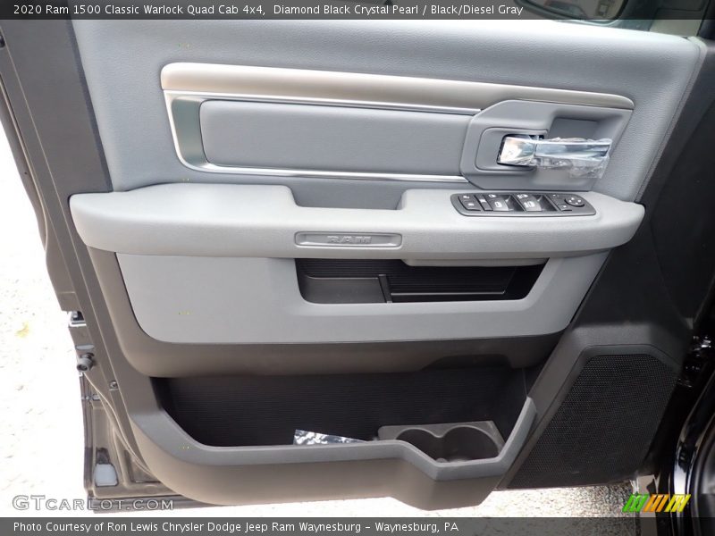 Diamond Black Crystal Pearl / Black/Diesel Gray 2020 Ram 1500 Classic Warlock Quad Cab 4x4