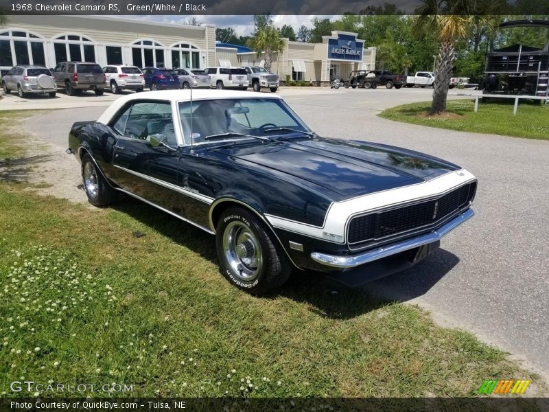 Green/White / Black 1968 Chevrolet Camaro RS