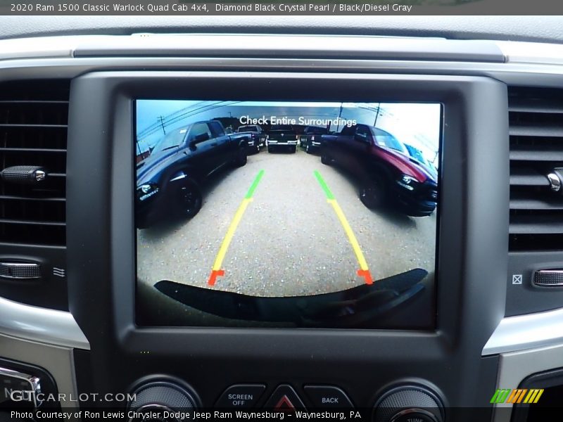 Diamond Black Crystal Pearl / Black/Diesel Gray 2020 Ram 1500 Classic Warlock Quad Cab 4x4