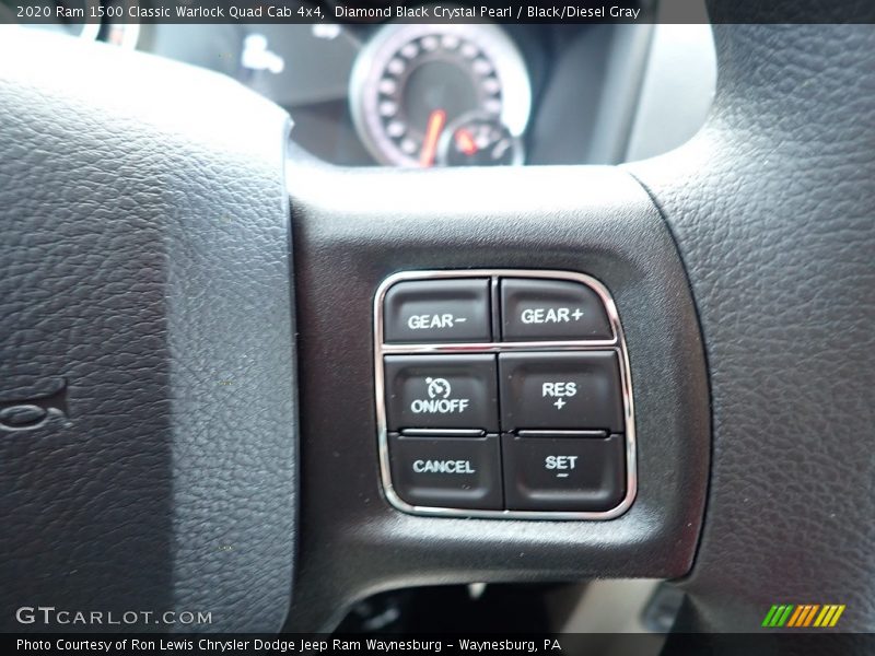 Diamond Black Crystal Pearl / Black/Diesel Gray 2020 Ram 1500 Classic Warlock Quad Cab 4x4