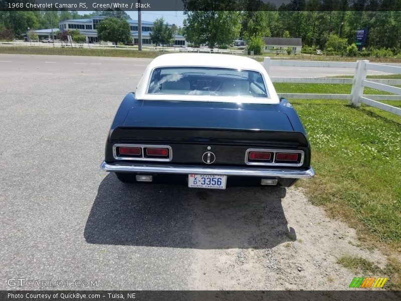 Green/White / Black 1968 Chevrolet Camaro RS