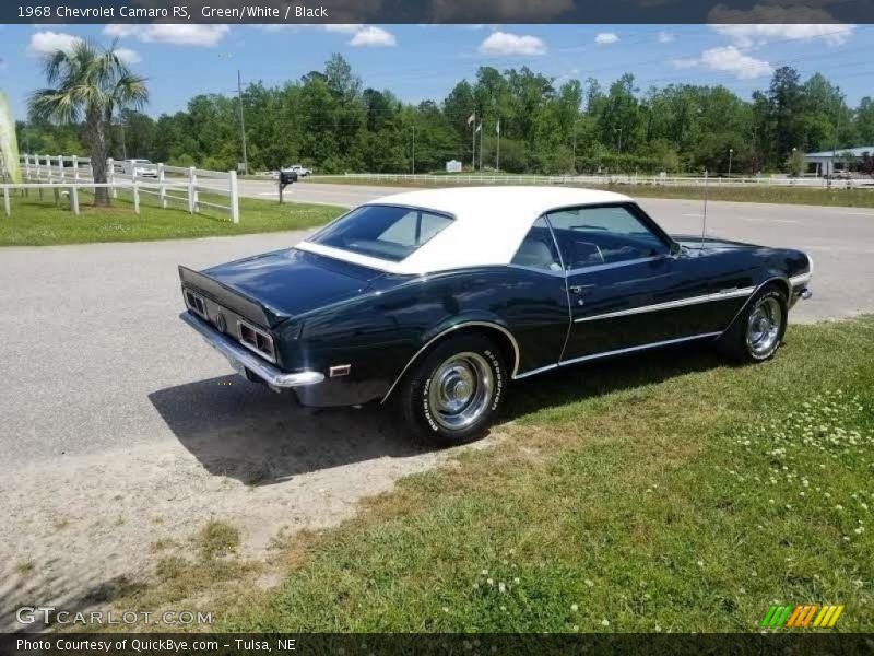 Green/White / Black 1968 Chevrolet Camaro RS