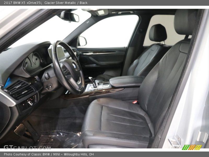 Glacier Silver Metallic / Black 2017 BMW X5 xDrive35i