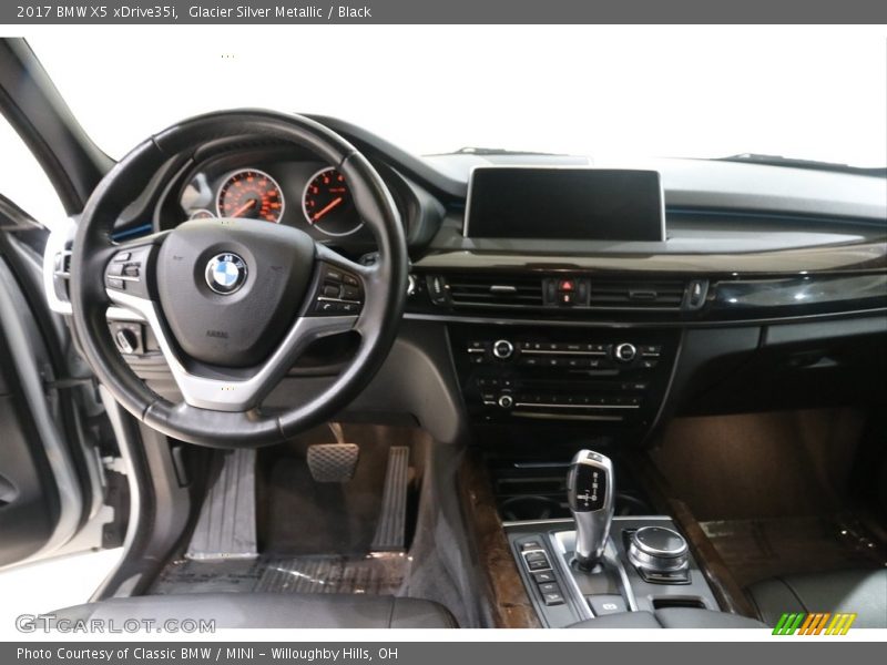 Glacier Silver Metallic / Black 2017 BMW X5 xDrive35i