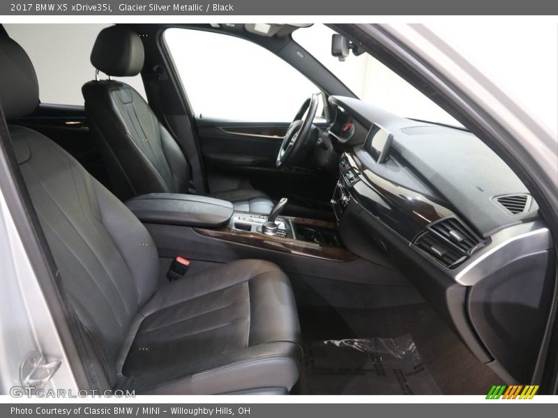 Glacier Silver Metallic / Black 2017 BMW X5 xDrive35i