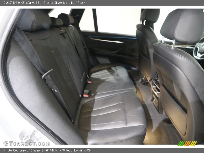 Glacier Silver Metallic / Black 2017 BMW X5 xDrive35i