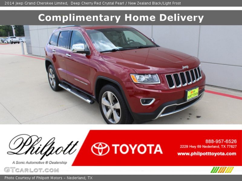 Deep Cherry Red Crystal Pearl / New Zealand Black/Light Frost 2014 Jeep Grand Cherokee Limited