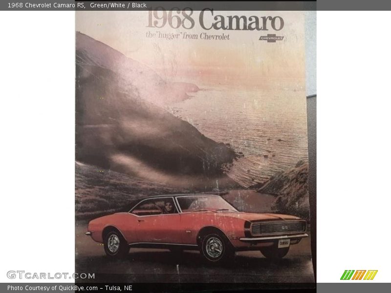 Green/White / Black 1968 Chevrolet Camaro RS