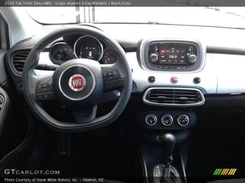 Dashboard of 2016 500X Easy AWD