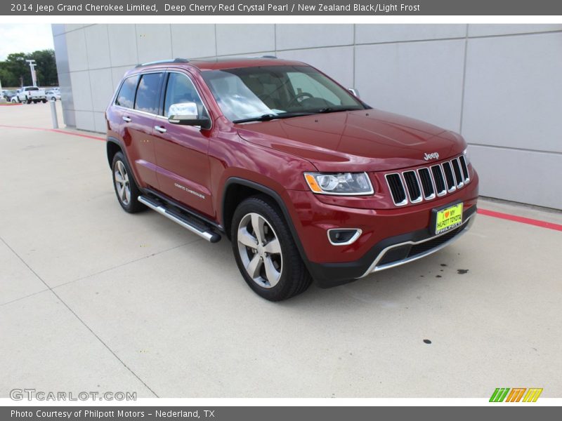Deep Cherry Red Crystal Pearl / New Zealand Black/Light Frost 2014 Jeep Grand Cherokee Limited
