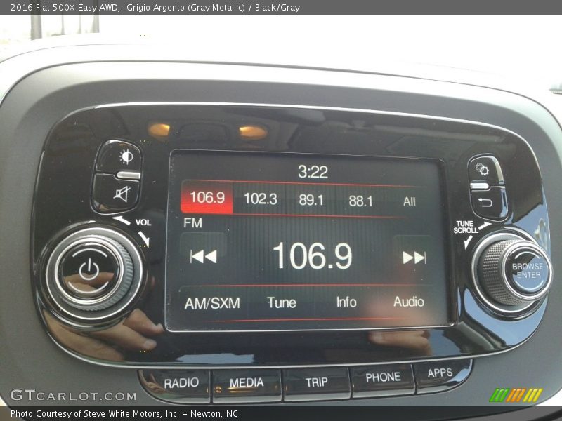 Audio System of 2016 500X Easy AWD