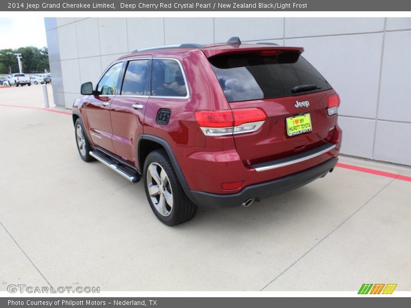 Deep Cherry Red Crystal Pearl / New Zealand Black/Light Frost 2014 Jeep Grand Cherokee Limited