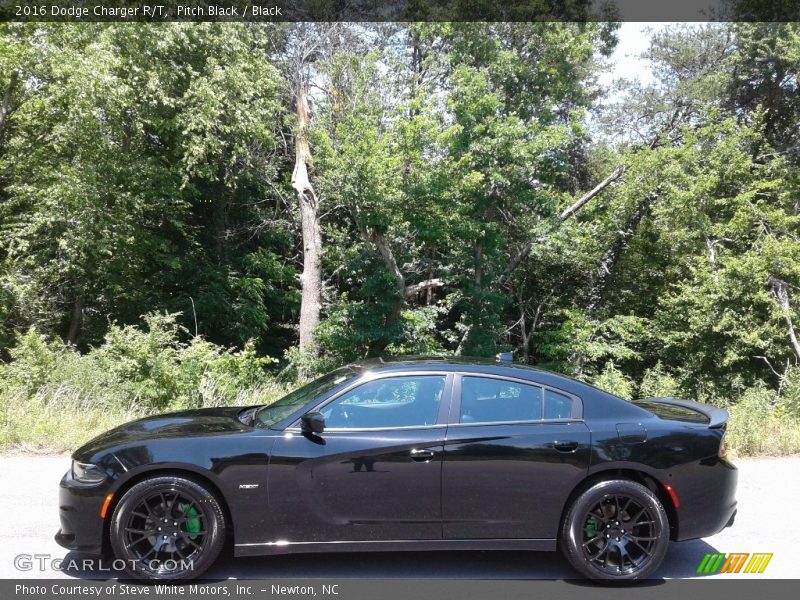 Pitch Black / Black 2016 Dodge Charger R/T