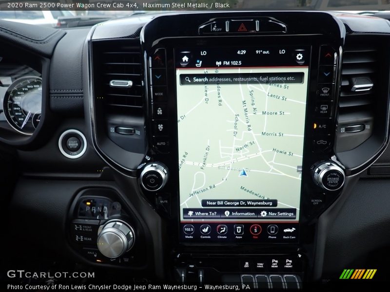 Navigation of 2020 2500 Power Wagon Crew Cab 4x4