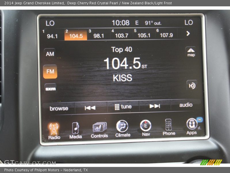 Deep Cherry Red Crystal Pearl / New Zealand Black/Light Frost 2014 Jeep Grand Cherokee Limited