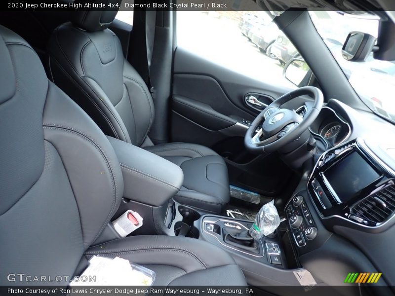 Diamond Black Crystal Pearl / Black 2020 Jeep Cherokee High Altitude 4x4