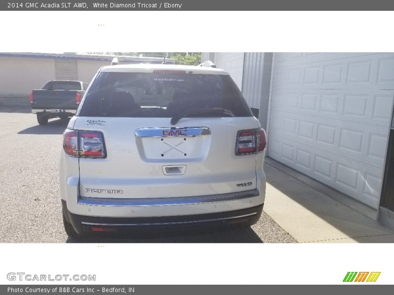 White Diamond Tricoat / Ebony 2014 GMC Acadia SLT AWD