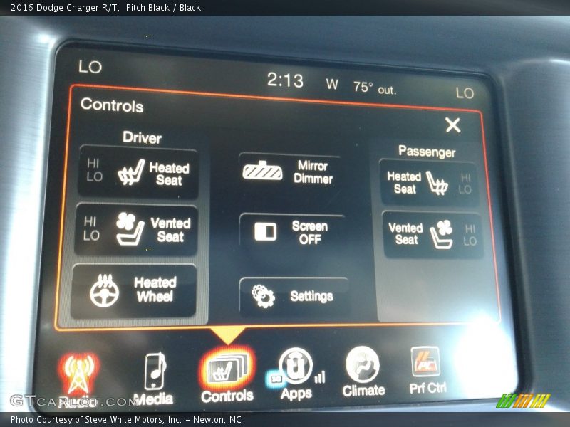 Pitch Black / Black 2016 Dodge Charger R/T