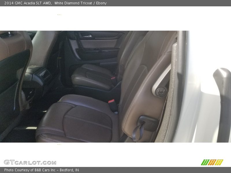 White Diamond Tricoat / Ebony 2014 GMC Acadia SLT AWD