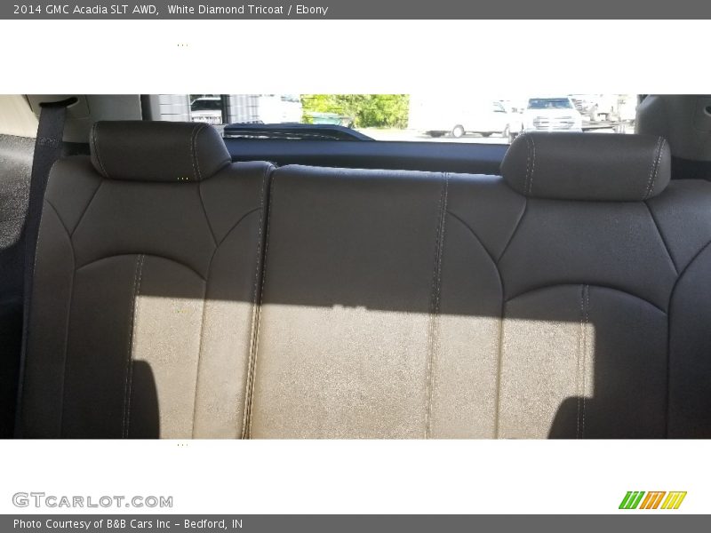 White Diamond Tricoat / Ebony 2014 GMC Acadia SLT AWD