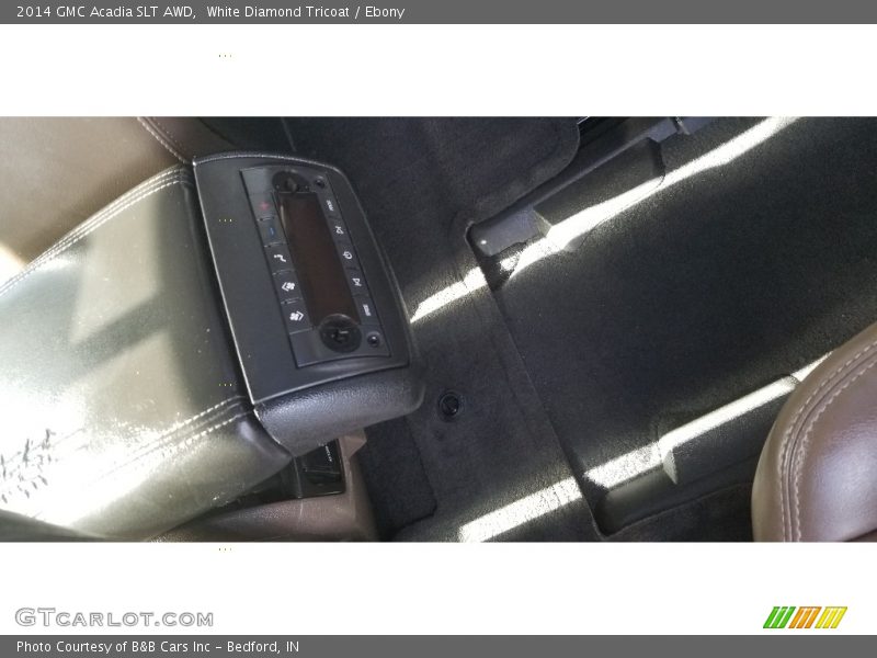 White Diamond Tricoat / Ebony 2014 GMC Acadia SLT AWD