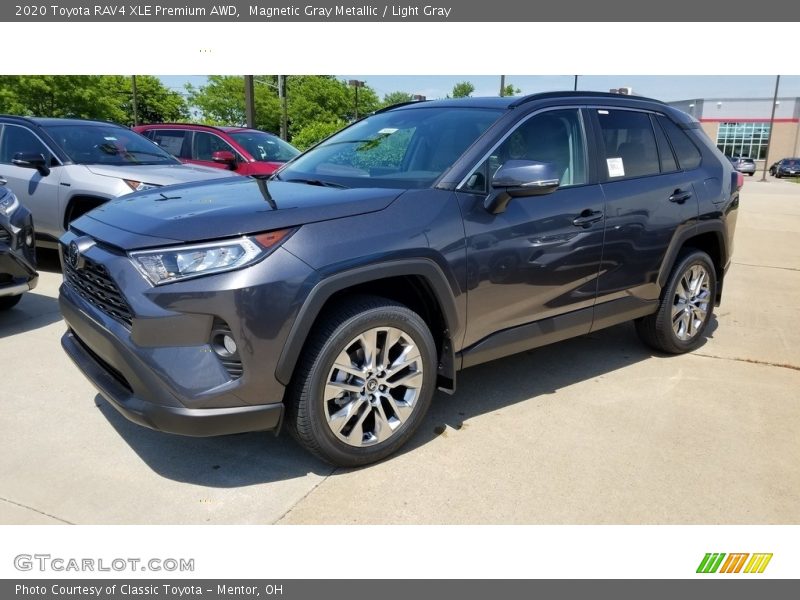 Magnetic Gray Metallic / Light Gray 2020 Toyota RAV4 XLE Premium AWD