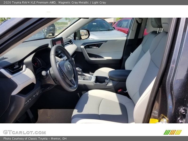 Magnetic Gray Metallic / Light Gray 2020 Toyota RAV4 XLE Premium AWD