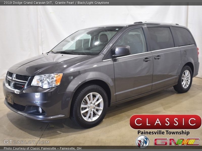 Granite Pearl / Black/Light Graystone 2019 Dodge Grand Caravan SXT