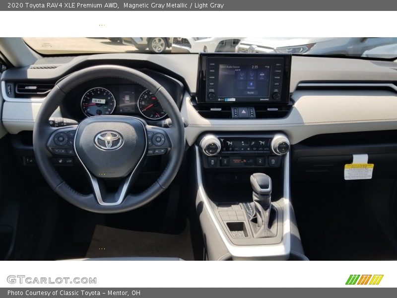 Magnetic Gray Metallic / Light Gray 2020 Toyota RAV4 XLE Premium AWD