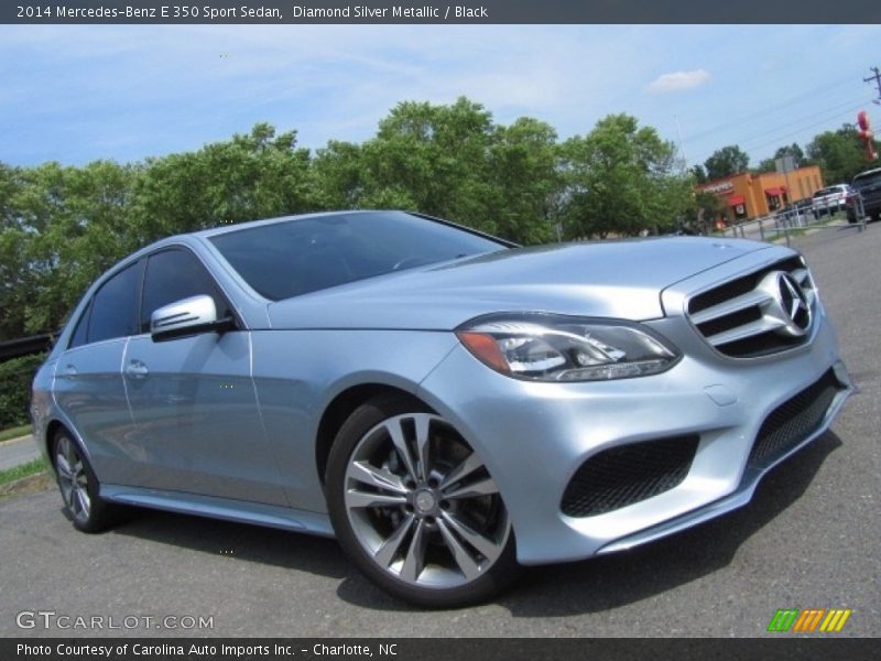 Front 3/4 View of 2014 E 350 Sport Sedan