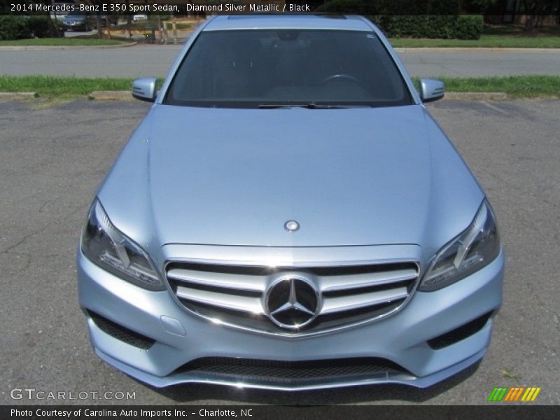 Diamond Silver Metallic / Black 2014 Mercedes-Benz E 350 Sport Sedan