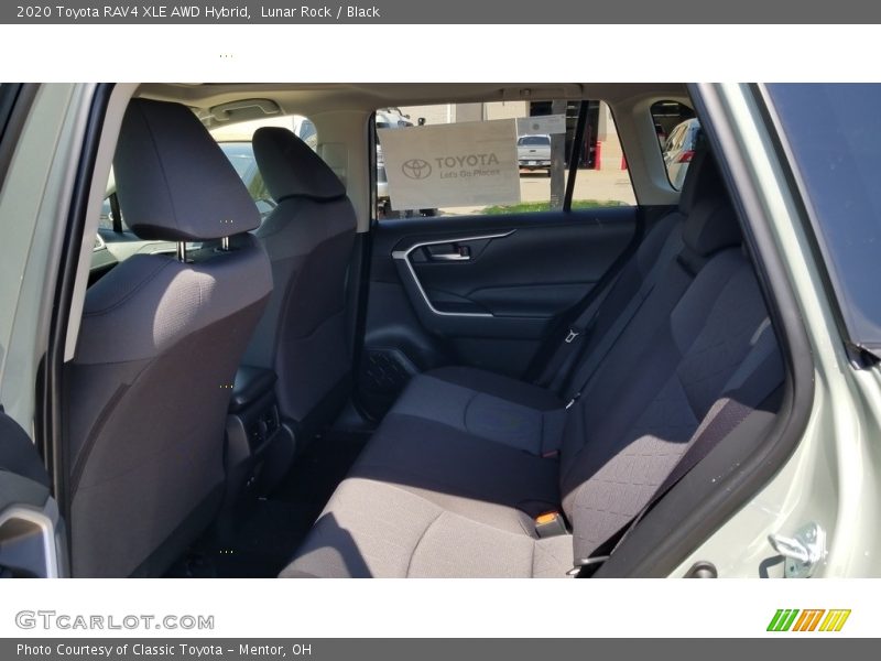 Lunar Rock / Black 2020 Toyota RAV4 XLE AWD Hybrid