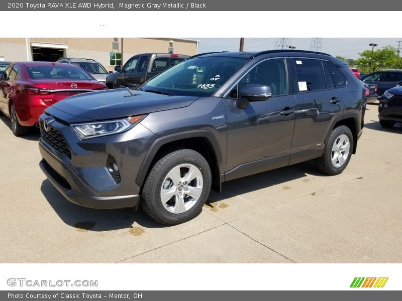 Magnetic Gray Metallic / Black 2020 Toyota RAV4 XLE AWD Hybrid