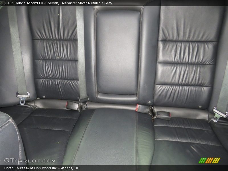 Alabaster Silver Metallic / Gray 2012 Honda Accord EX-L Sedan