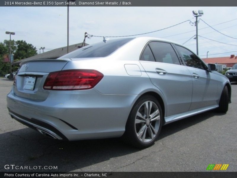 Diamond Silver Metallic / Black 2014 Mercedes-Benz E 350 Sport Sedan