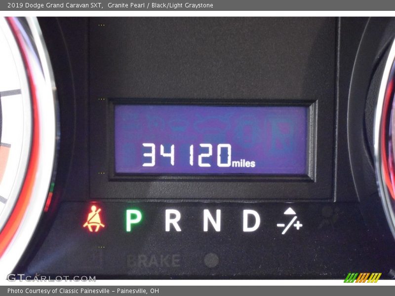 Granite Pearl / Black/Light Graystone 2019 Dodge Grand Caravan SXT