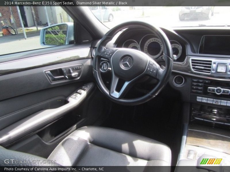 Diamond Silver Metallic / Black 2014 Mercedes-Benz E 350 Sport Sedan