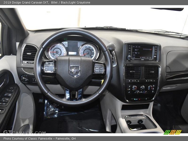 Billet / Black/Light Graystone 2019 Dodge Grand Caravan SXT